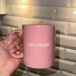 Aime Leon Dore Pink Coffee Mug